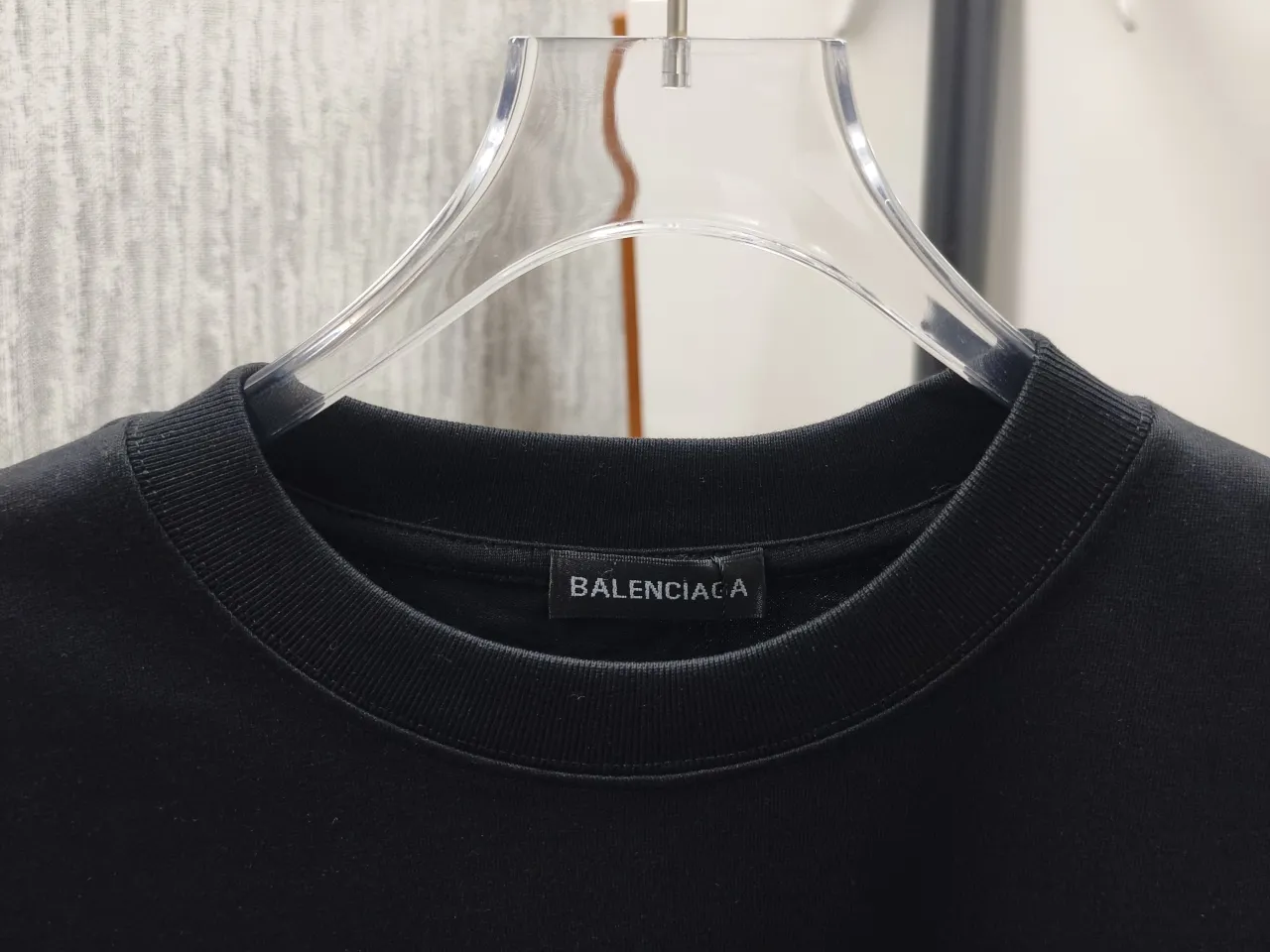 P80🌈🌈 Balenciaga/ New Arrival Classiclogo -【 32 】 - 320G 🔥 Logo ， - ：Black White - Size：S M L XL XXL - Same Style